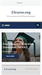 Mobile Screenshot of elearns.org